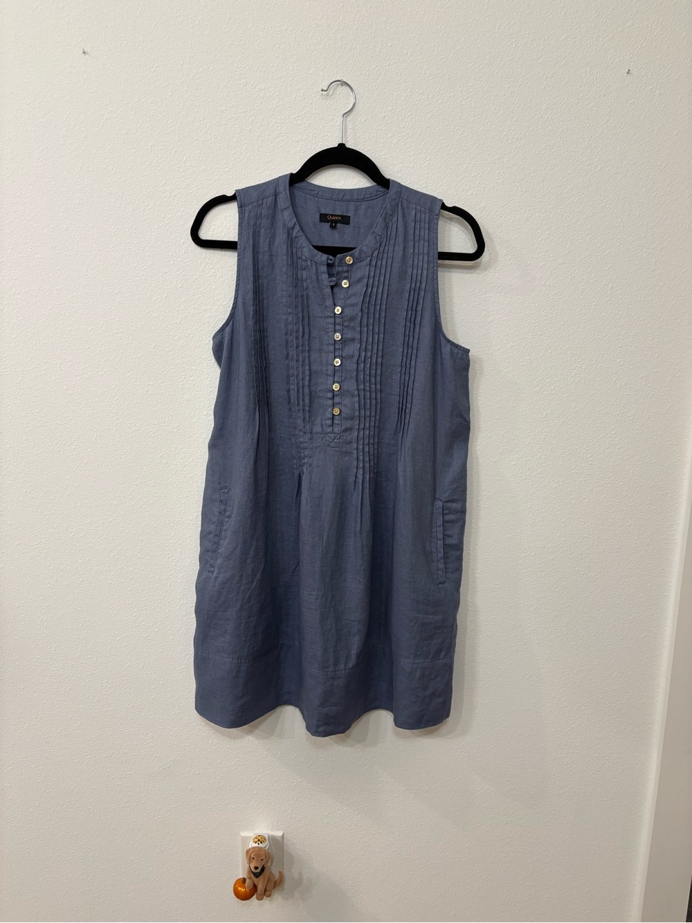 Quince Linen Dress with Pockets